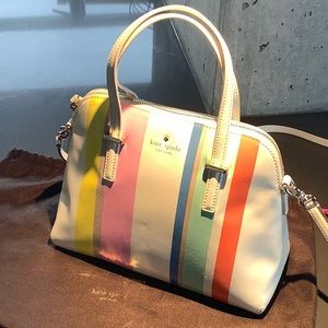 Kate Spade Multicolored Striped Purse